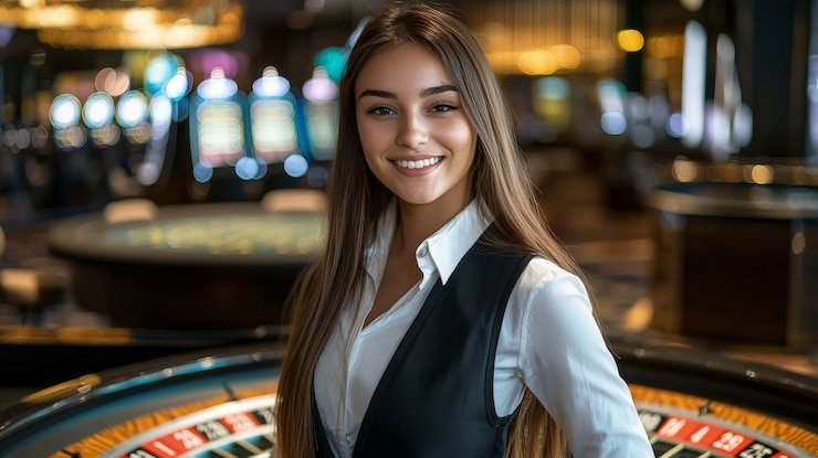 Suasana meja Live Casino sond4d dengan dealer nyata siaran langsung untuk pengguna Indonesia